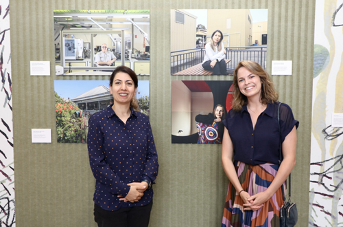 Dr Simin Moradmand pictured with photographer Katherine Griffiths